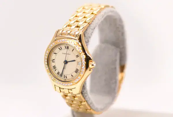 Cartier Panthere Cougar Ladies Watch 22mm Yellow Gold