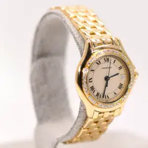 Cartier Panthere Cougar Ladies Watch 22mm Yellow Gold