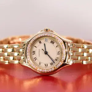 Cartier Panthere Cougar Ladies Watch 22mm Yellow Gold