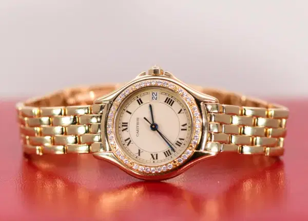 Cartier Panthere Cougar Ladies Watch 22mm Yellow Gold