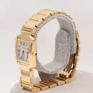 Cartier Tank Francaise Watch 20mm Yellow Gold Box