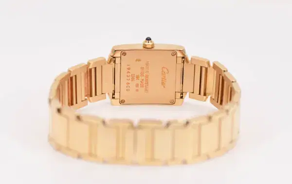 Cartier Tank Francaise Watch 20mm Yellow Gold Box