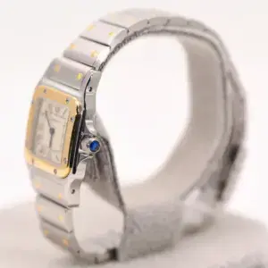 Cartier Santos Watch 24mm Yellow Gold & Steel Box Service