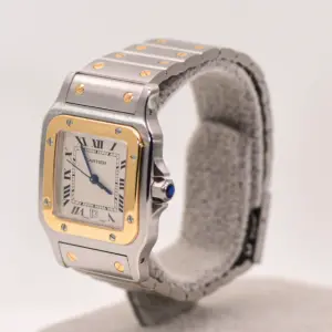 Cartier Santos Watch 31mm Midsize Yellow Gold & Steel