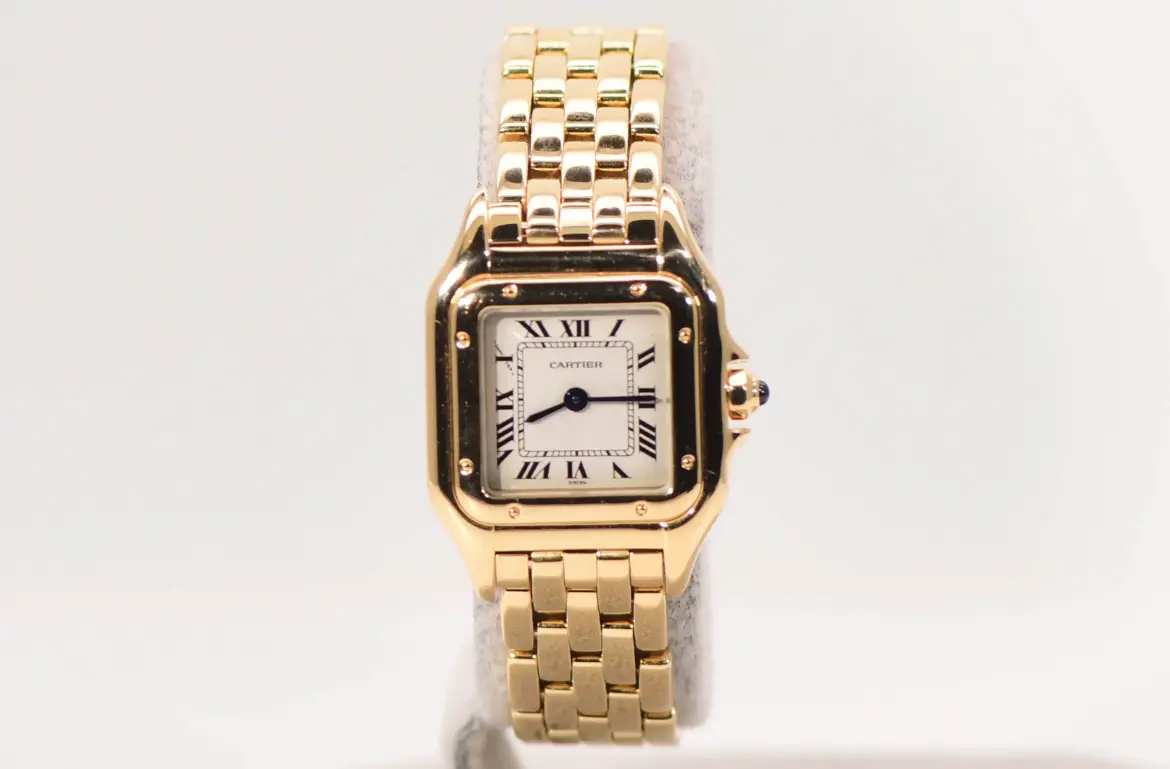 Cartier Panthere Ladies Watch 22mm Yellow Gold