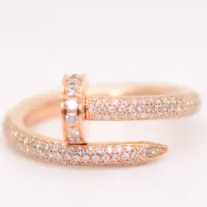 Cartier Juste un Clou Rose Gold and Diamond Ring