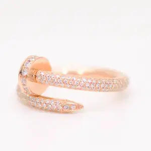 Cartier Juste un Clou Rose Gold and Diamond Ring