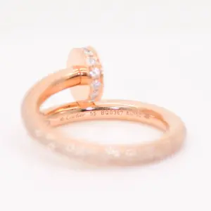 Cartier Juste un Clou Rose Gold and Diamond Ring