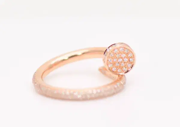 Cartier Juste un Clou Rose Gold and Diamond Ring