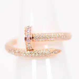 Cartier Juste un Clou Rose Gold and Diamond Ring