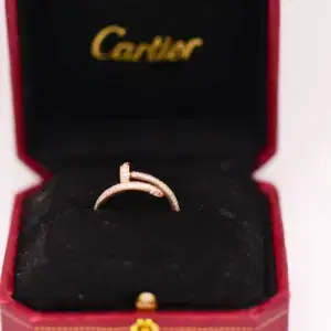 Cartier Juste un Clou Rose Gold and Diamond Ring