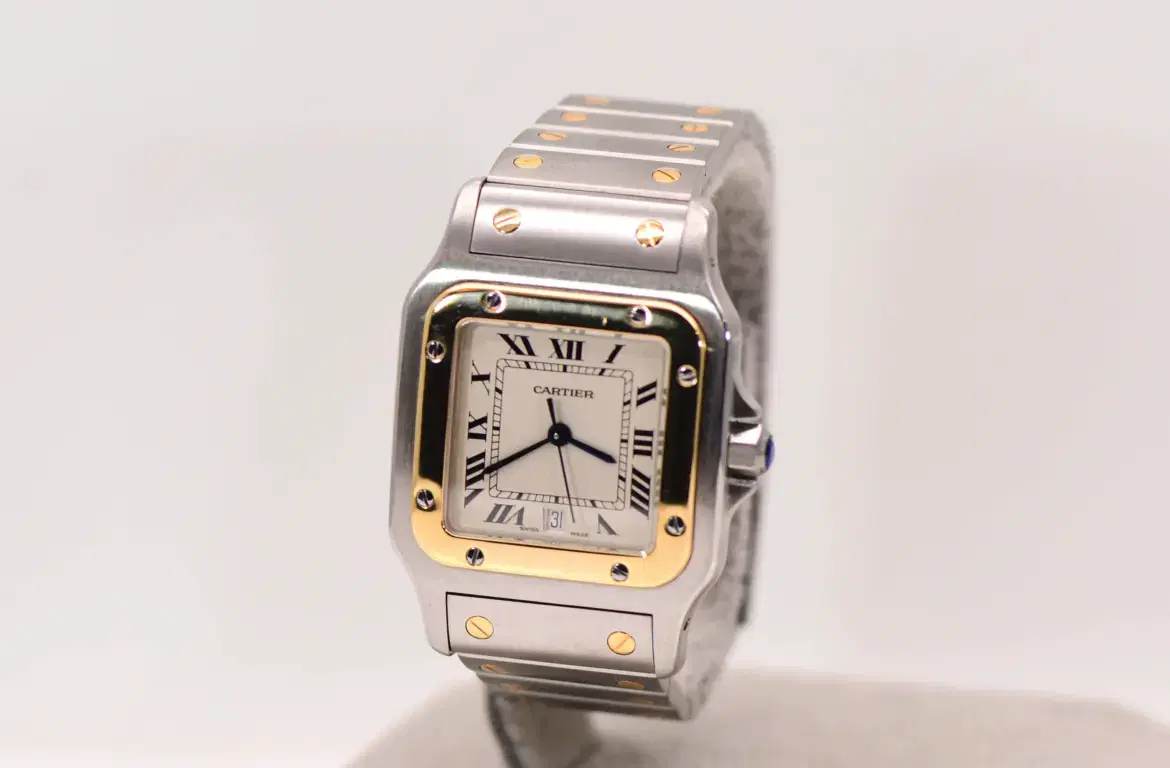 Cartier Santos Watch 31mm Midsize Yellow Gold & Steel