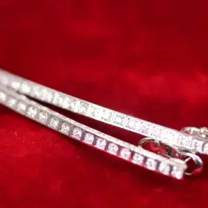 Cartier Lanieres Earrings 1.7ct Diamonds 18k White Gold