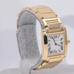 Cartier Tank Francaise Watch 20mm Yellow Gold