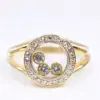 Chopard ‘Happy Diamonds’ 18k Yellow Gold Ring