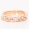 Cartier Maillon Rose Gold and Diamond Ring Size 51