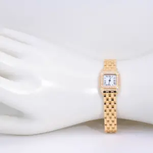 Cartier Panthere Mini Factory Diamond Watch 18k Gold