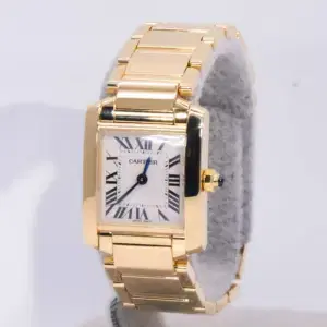 Cartier Tank Francaise Watch 20mm Yellow Gold