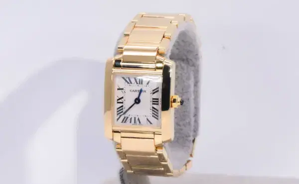 Cartier Tank Francaise Watch 20mm Yellow Gold