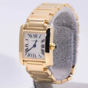 Cartier Tank Francaise Watch 20mm Yellow Gold