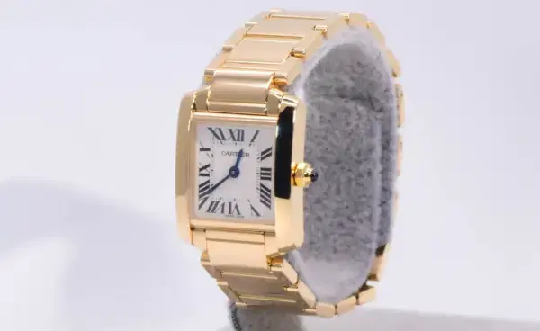 Cartier Tank Francaise Watch 20mm Yellow Gold