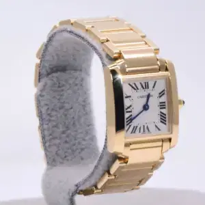 Cartier Tank Francaise Watch 20mm Yellow Gold