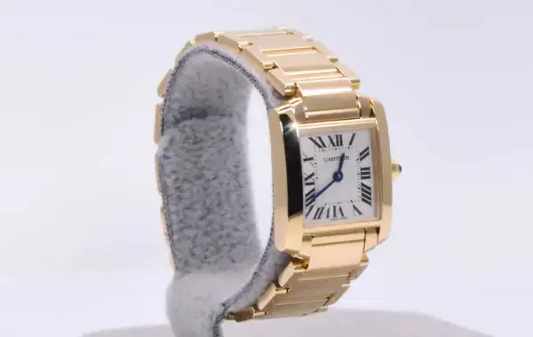 Cartier Tank Francaise Watch 20mm Yellow Gold