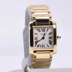 Cartier Tank Francaise Watch 20mm Yellow Gold