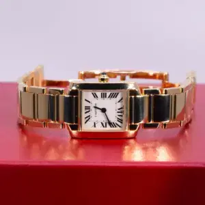 Cartier Tank Francaise Watch 20mm Yellow Gold