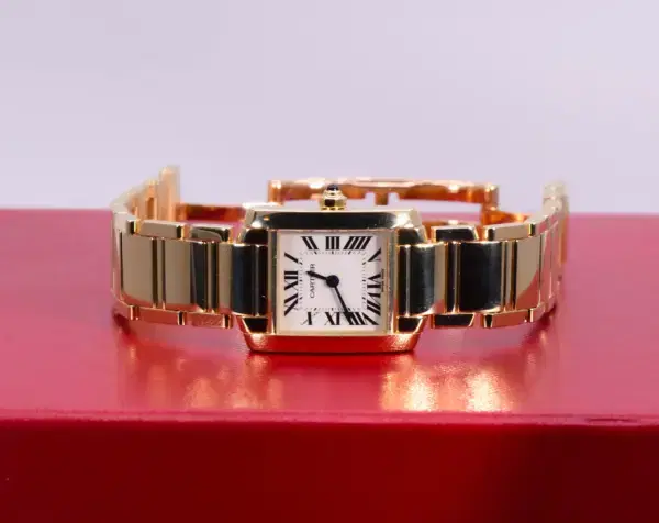 Cartier Tank Francaise Watch 20mm Yellow Gold