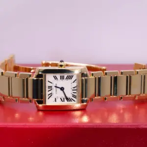 Cartier Tank Francaise Watch 20mm Yellow Gold