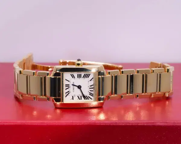 Cartier Tank Francaise Watch 20mm Yellow Gold