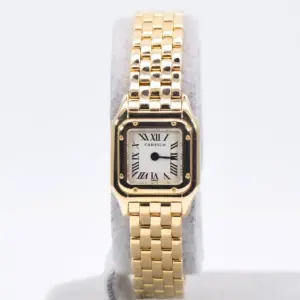 Cartier Panthere Mini Ladies Watch 18k Yellow Gold