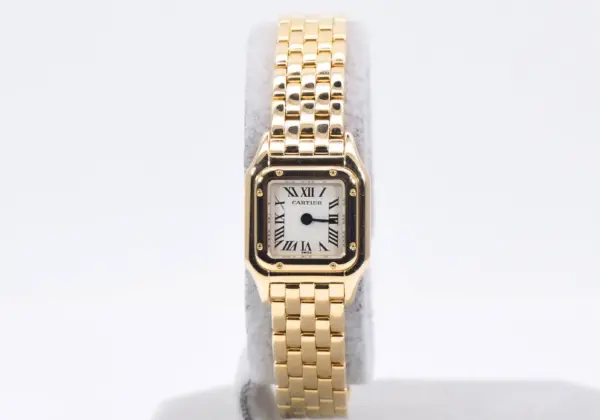 Cartier Panthere Mini Ladies Watch 18k Yellow Gold