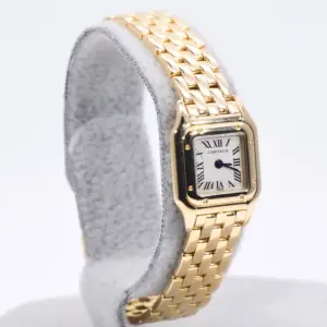 Cartier Panthere Mini Ladies Watch 18k Yellow Gold