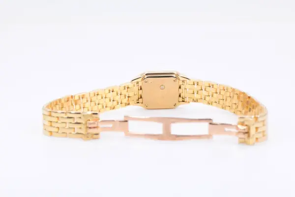 Cartier Panthere Mini Ladies Watch 18k Yellow Gold