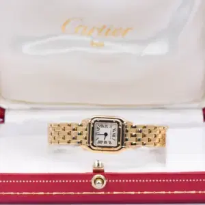 Cartier Panthere Mini Ladies Watch 18k Yellow Gold