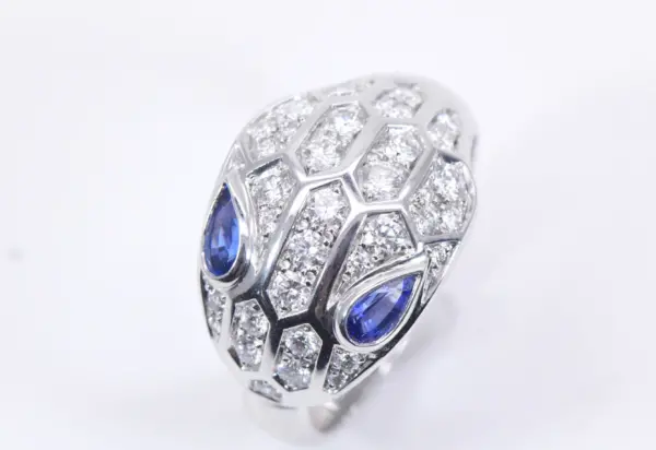 Bulgari Serpenti Seduttori Sapphires, Diamonds And 18k Gold Ring