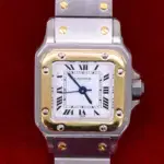 Cartier Santos Watch 24mm Yellow Gold & Steel