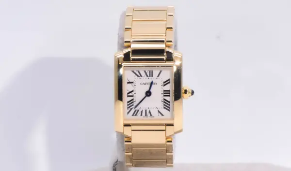 Cartier Tank Francaise Watch 20mm Yellow Gold