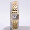 Cartier Panthere Mini Factory Diamond Watch 18k Gold