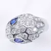 Bulgari Serpenti Seduttori Sapphires, Diamonds And 18k Gold Ring