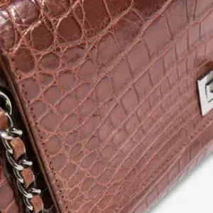 Chanel Reissure 2.55 Aligator Brown Vintage Handbag