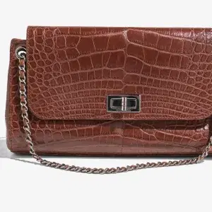 Chanel Reissure 2.55 Aligator Brown Vintage Handbag