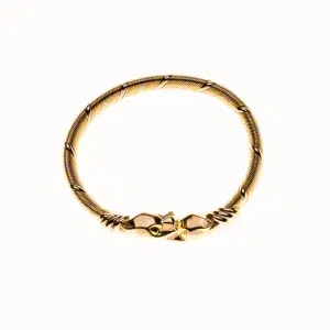 Cartier ‘Cougar’ Tubogas 18k Yellow Gold Bracelet