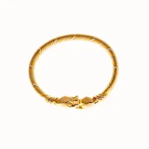 Cartier ‘Cougar’ Tubogas 18k Yellow Gold Bracelet