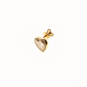 Chopard ‘Happy Diamonds’ 18k Yellow Gold Heart Earrings