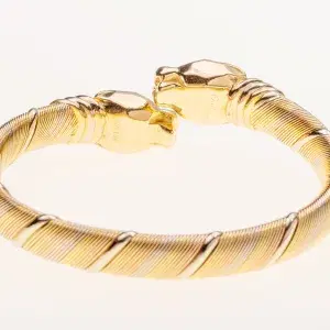 Cartier ‘Cougar’ Tubogas 18k Yellow Gold Bracelet