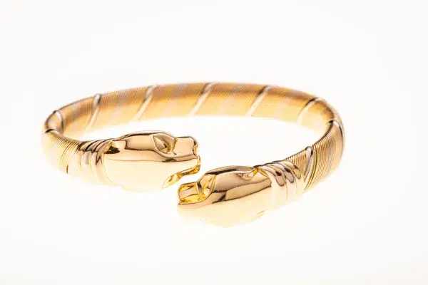 Cartier ‘Cougar’ Tubogas 18k Yellow Gold Bracelet