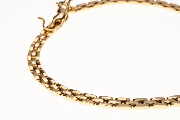 Cartier Panthere 18k Yellow Gold, Enamels and Sapphire Necklace